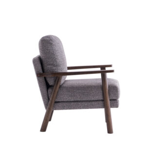 HomeUse-Wooden-Fabric-Upholstered-Accent-Arm-Chair-AC-1113