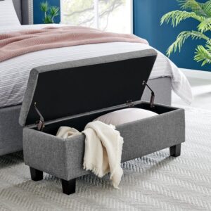 Wooden-Upholstered-Bed-Storage-Bench-Bench-ST-5730